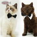 Gentleman Pet Cat Scarf Nouvelle conception noir et blanc Cat Bow Tie